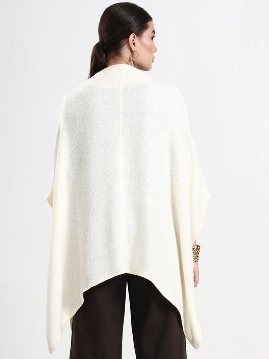 Winter Mist Handwoven Cape