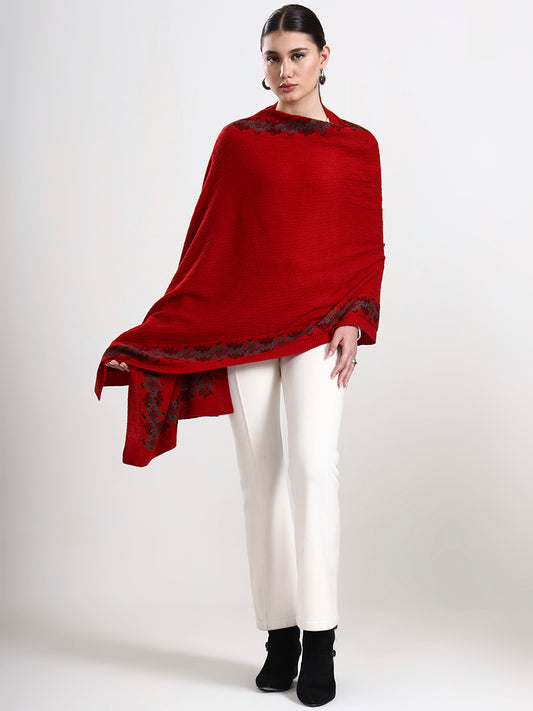 Ivory Heritage Woven Wrap
