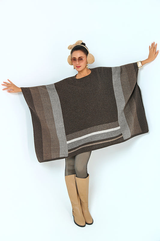 Gris Souris Poncho