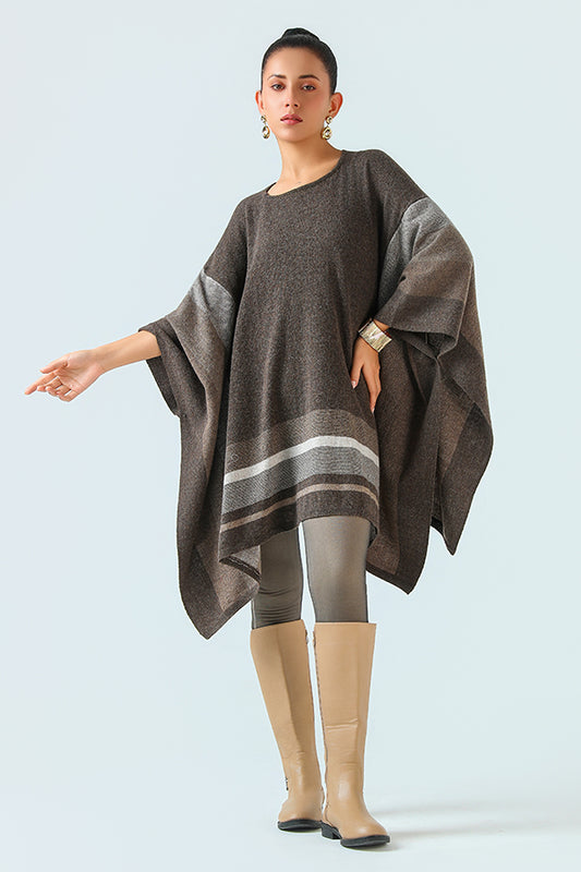 Gris Souris Poncho