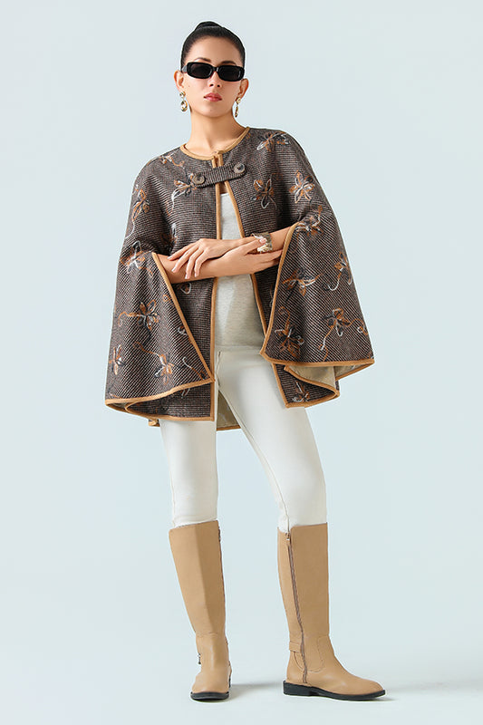 Héritage Fleur de Tweed Cloak