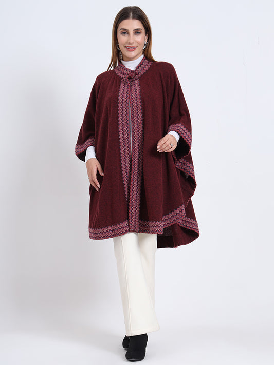 Crimson Border Cape