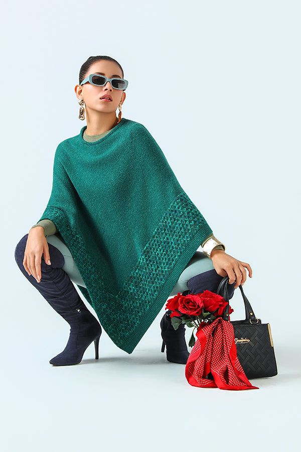 Verde Alpino Poncho
