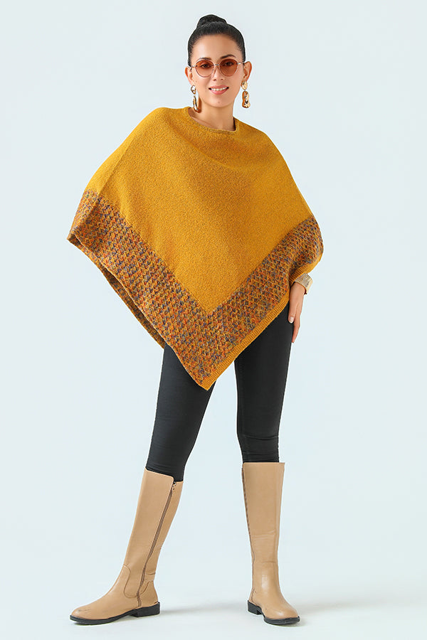 Saffron Brume Poncho