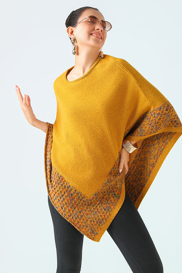 Saffron Brume Poncho