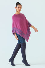 Rose de Brume Poncho