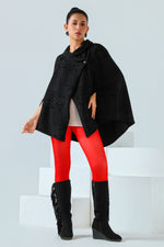 Noir Héritage Poncho