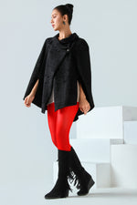 Noir Héritage Poncho
