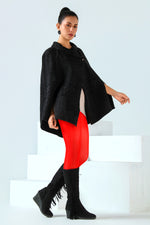 Noir Héritage Poncho