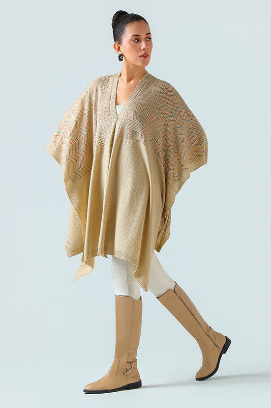 Sable Tissé Cape