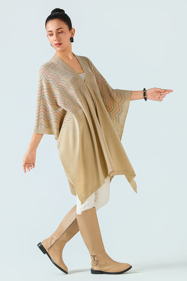 Sable Tissé Cape
