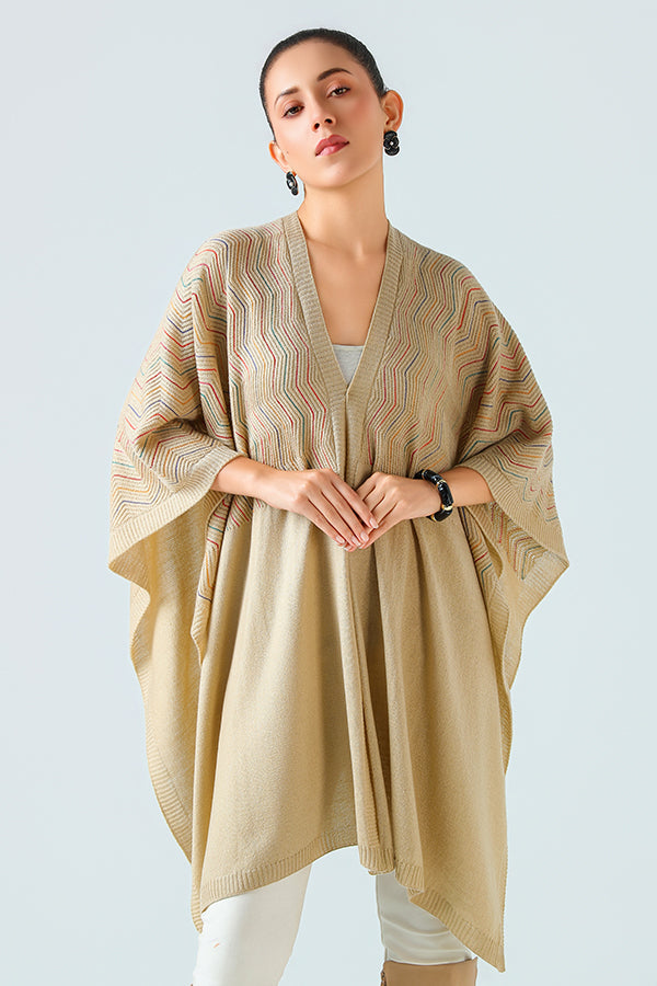 Sable Tissé Cape