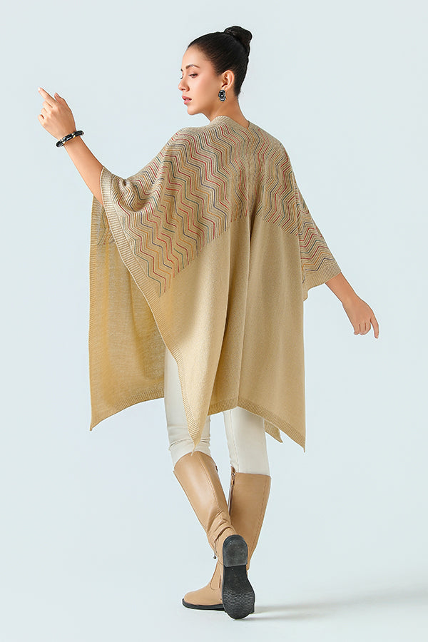 Sable Tissé Cape