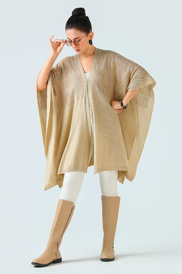 Sable Tissé Cape