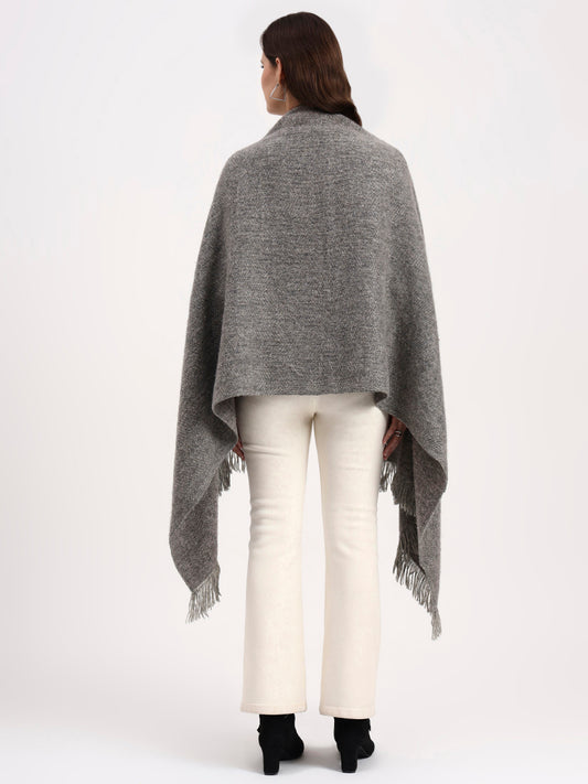 Slate Herringbone Wrap