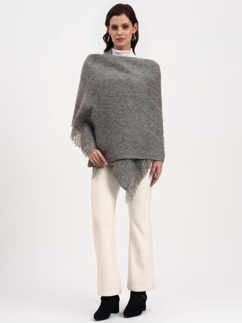 Slate Herringbone Wrap