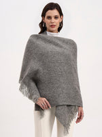 Slate Herringbone Wrap