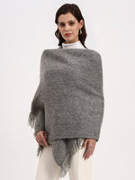 Slate Herringbone Wrap