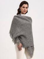 Slate Herringbone Wrap