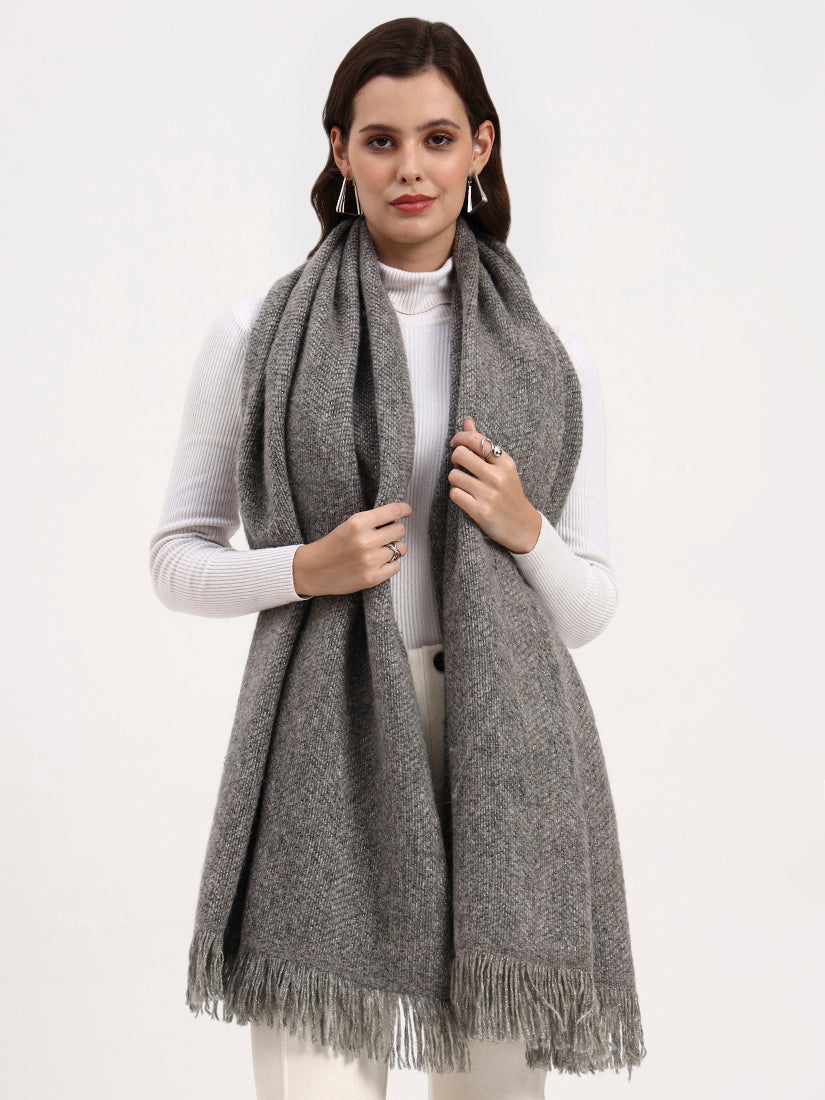 Slate Herringbone Wrap