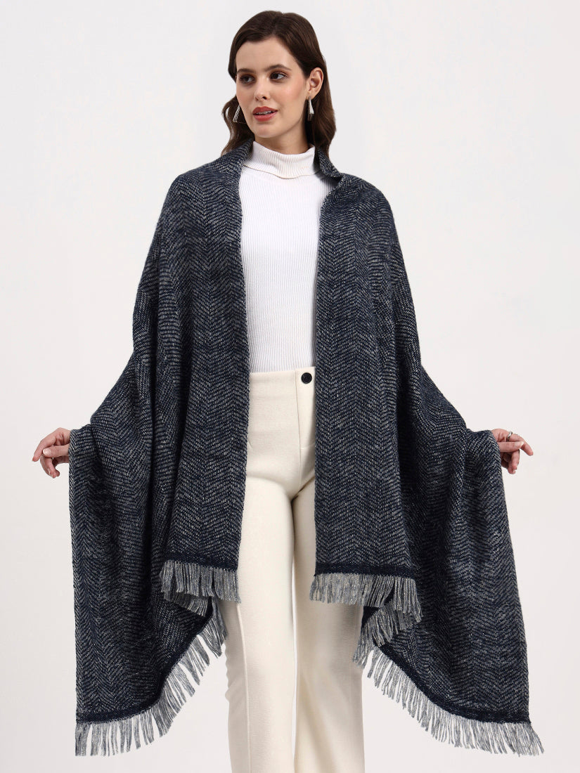 Misty Herringbone Wrap