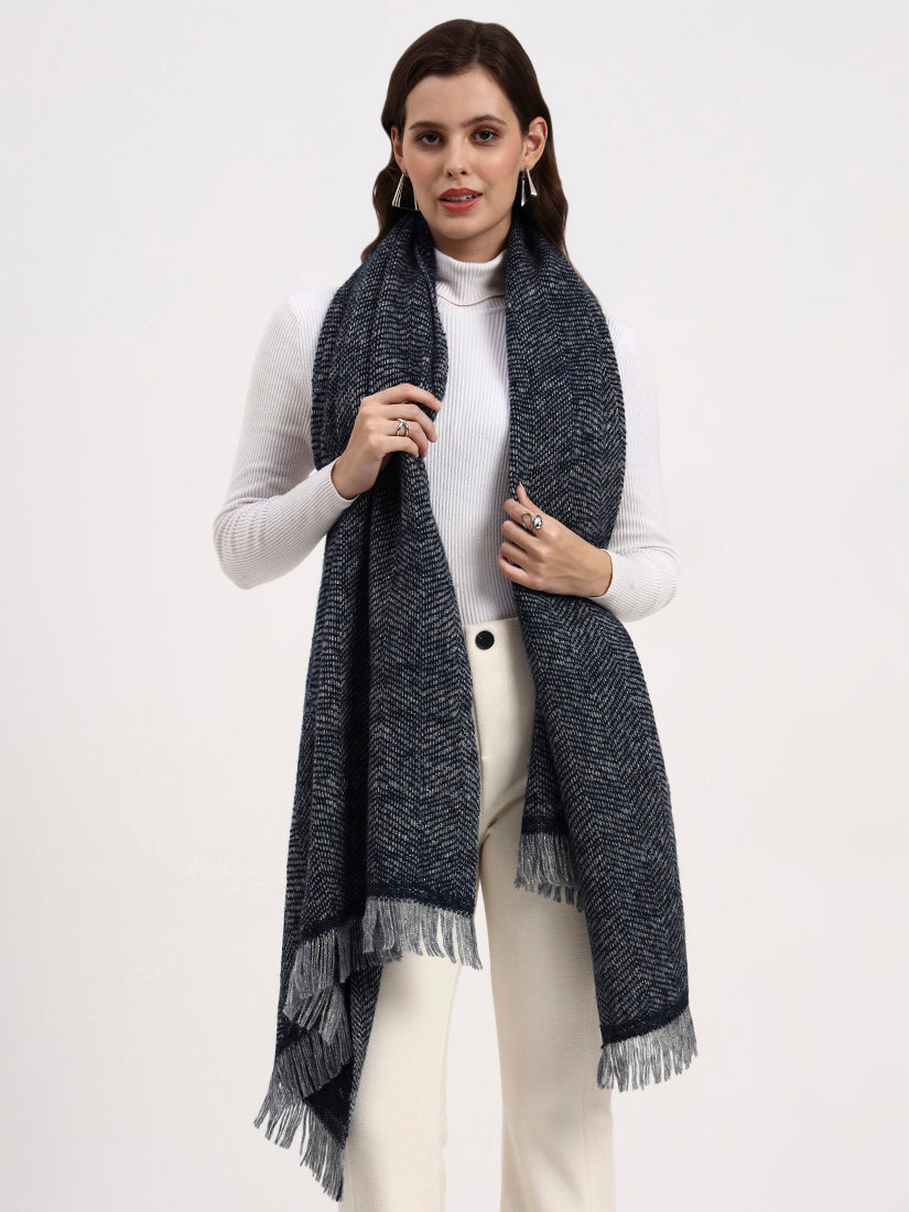 Misty Herringbone Wrap