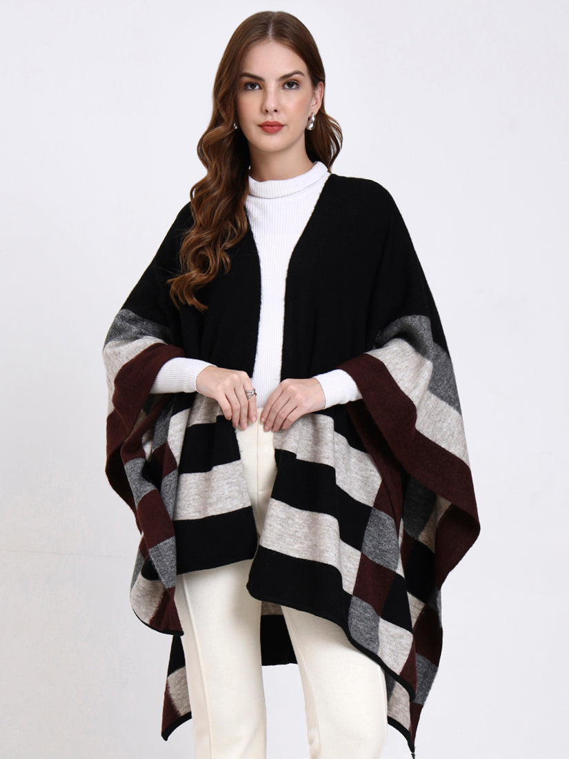 Nocturne Check Cape
