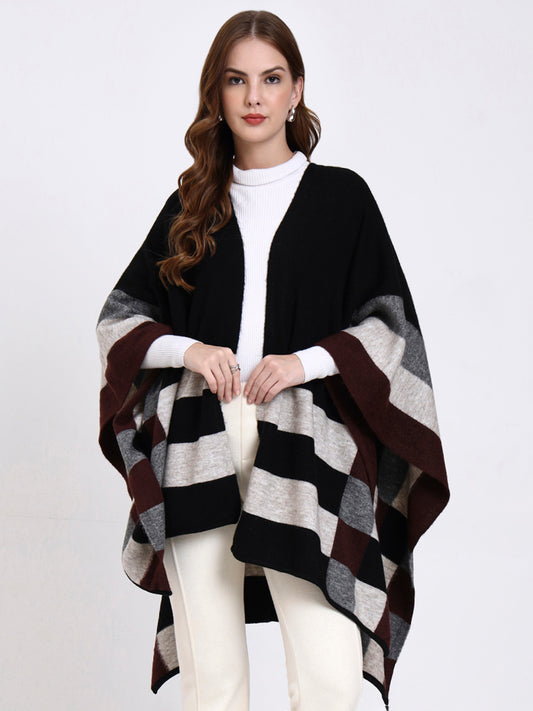 Nocturne Check Cape