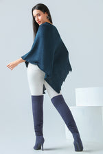 Midnight Navy Poncho