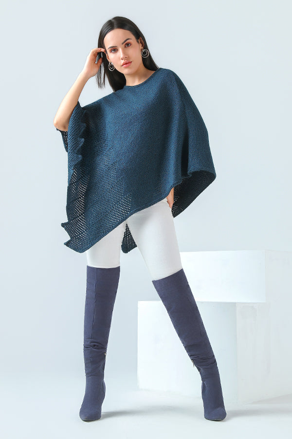 Midnight Navy Poncho