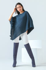 Midnight Navy Poncho
