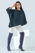 Midnight Navy Poncho