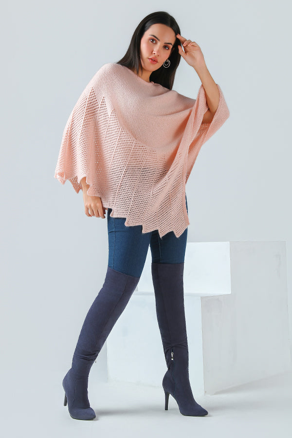 Antique Rose Poncho