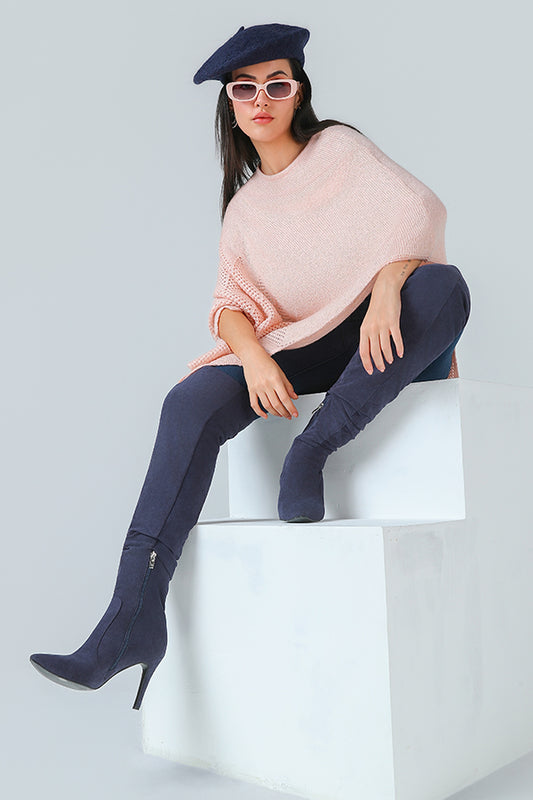 Antique Rose Poncho