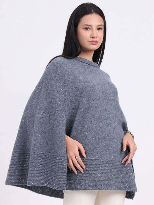Azure Radiance Poncho