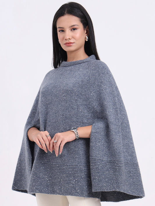 Azure Radiance Poncho