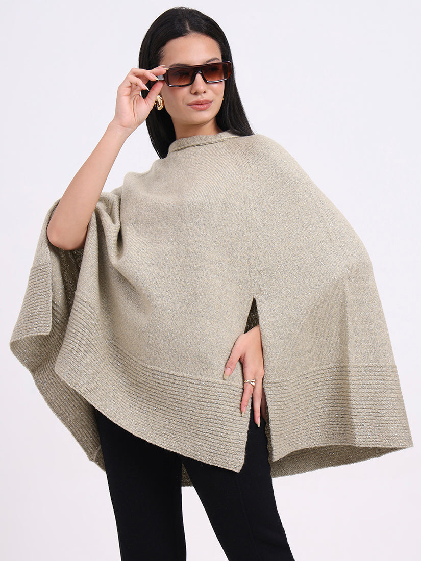 Luster Veil Poncho