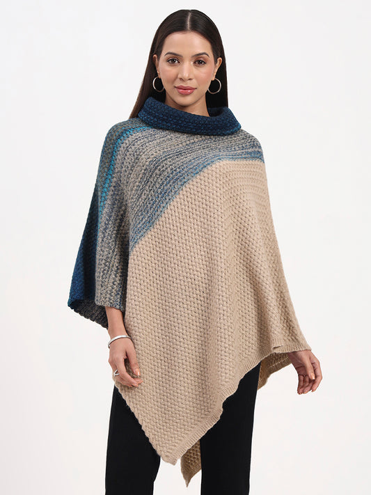 Ocean Tide Ombre Poncho