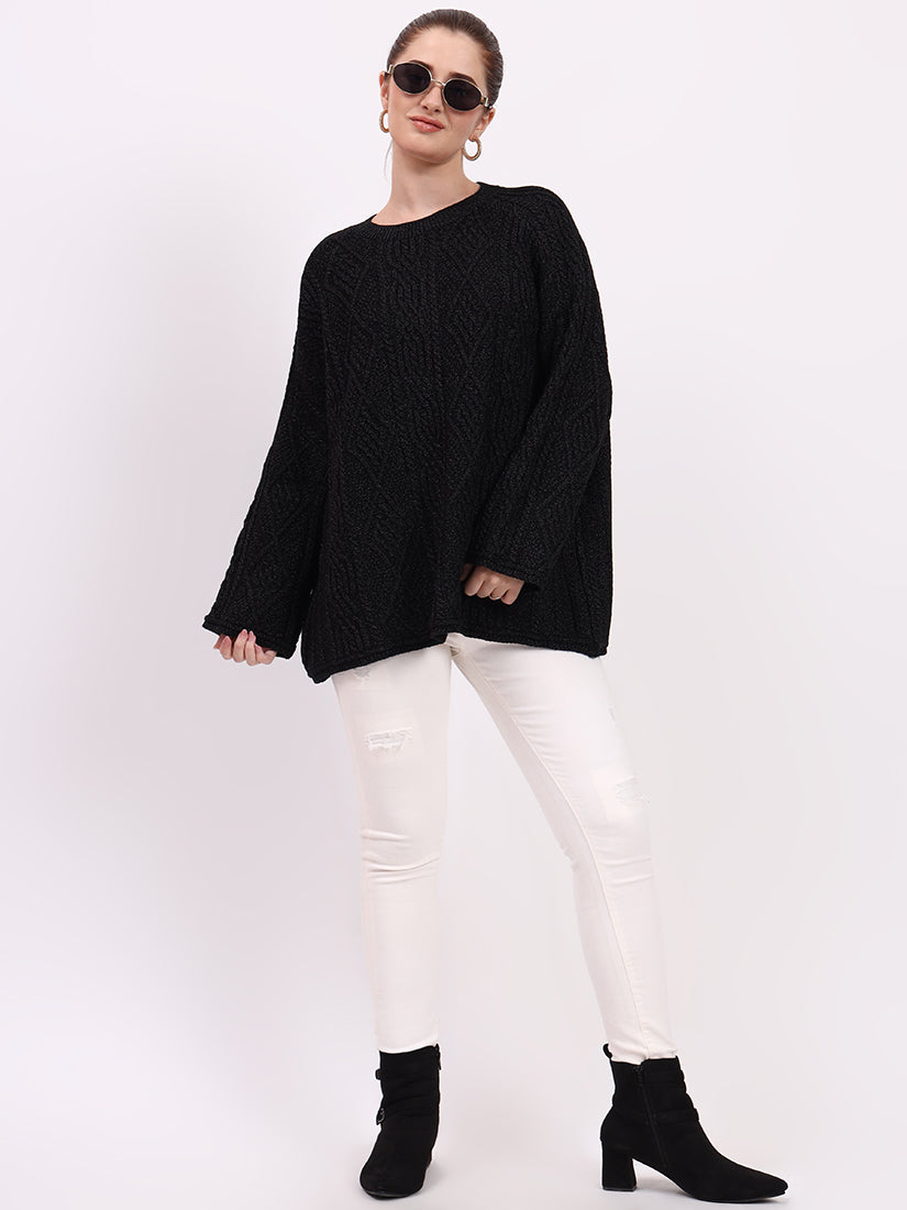 Noir Heritage Cable Knit