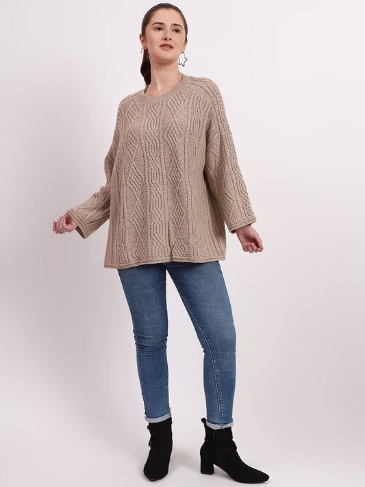 Sandstone Cable Knit