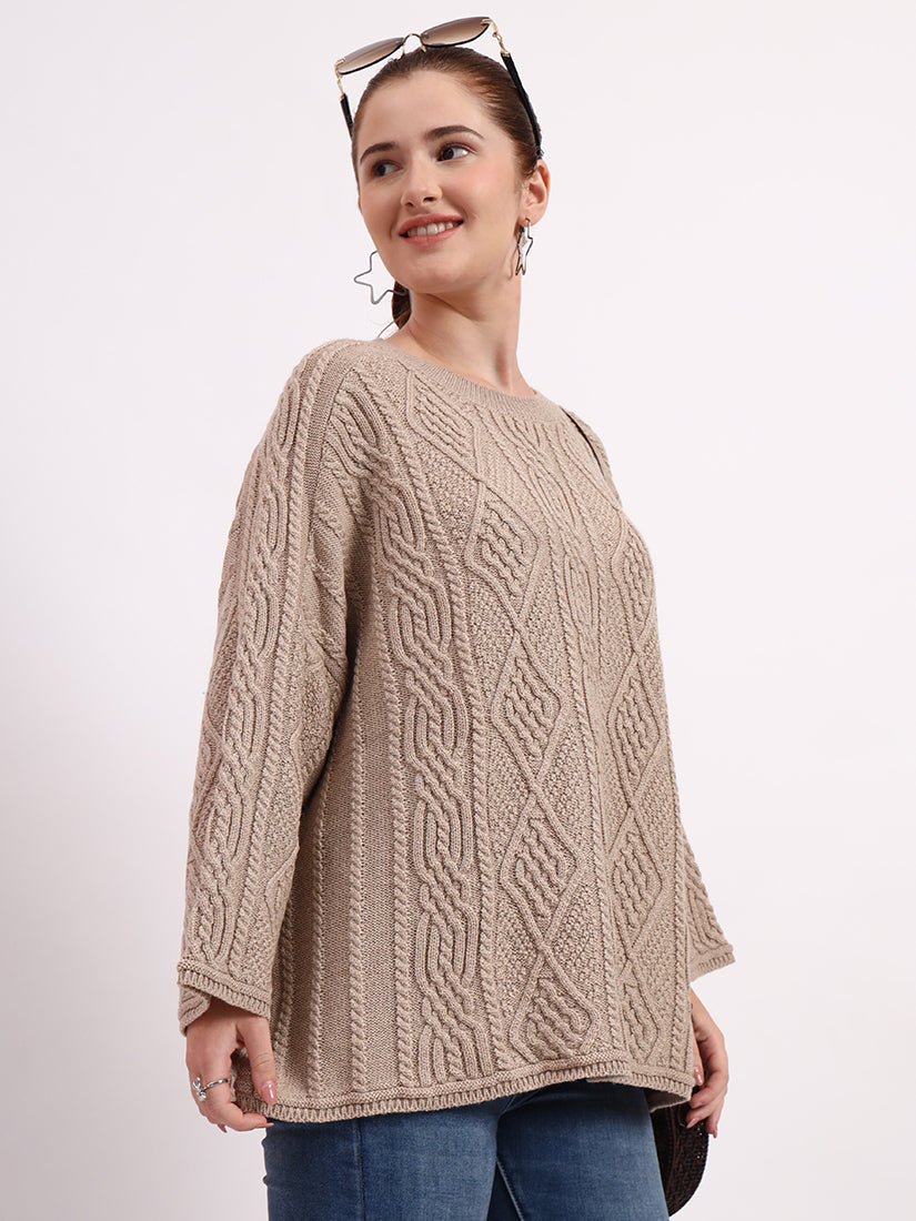 Sandstone Cable Knit