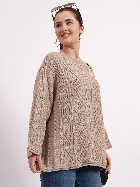 Sandstone Cable Knit