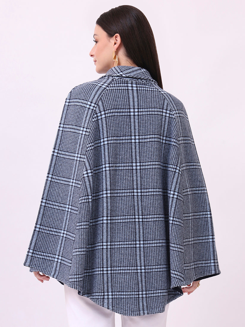 Navy Highlands Poncho