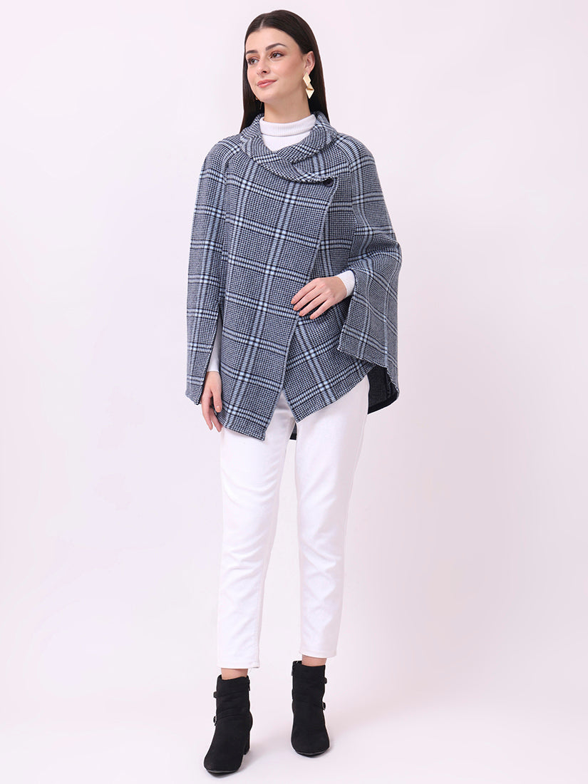 Navy Highlands Poncho