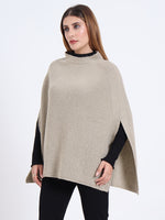 Beige Glow Poncho