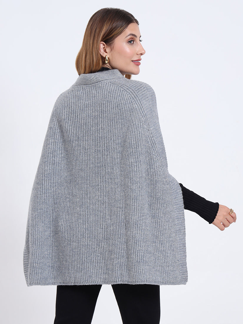 Ash Gleam Poncho