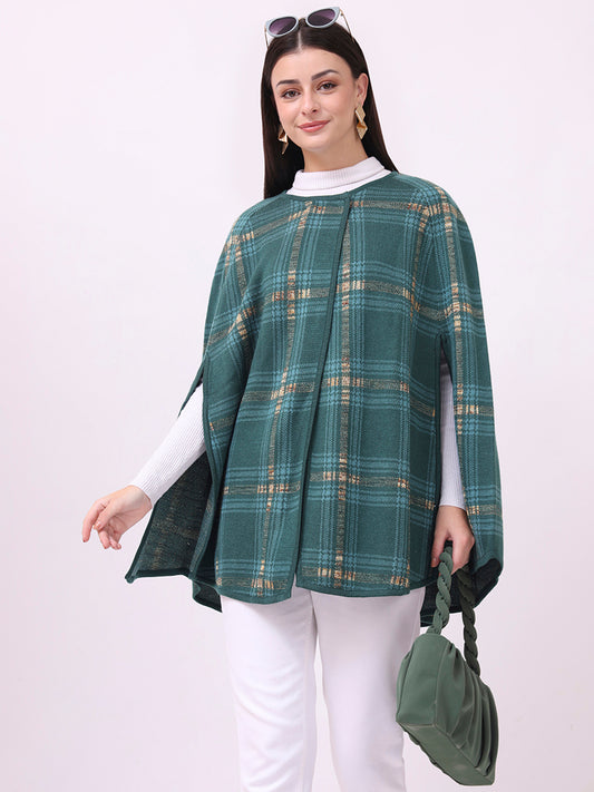 Forest Check Cloak