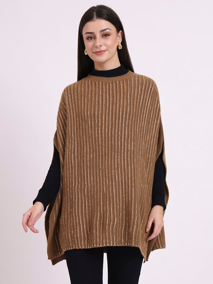 Camel Dune Poncho