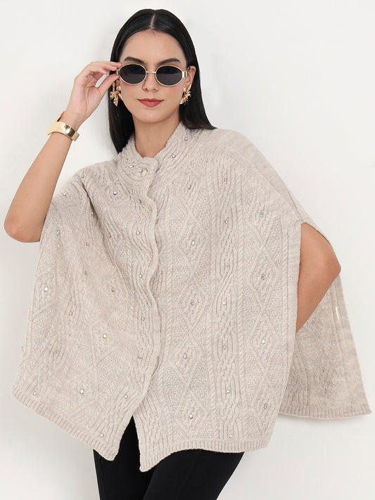 Ivory Pearl Poncho