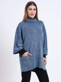 Azure Drift Poncho